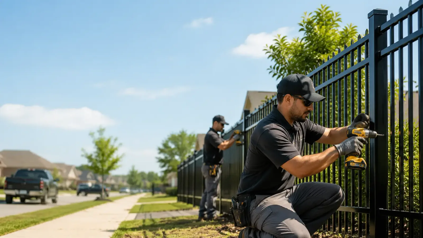 Metal Fence Installation in Brentwood, NY